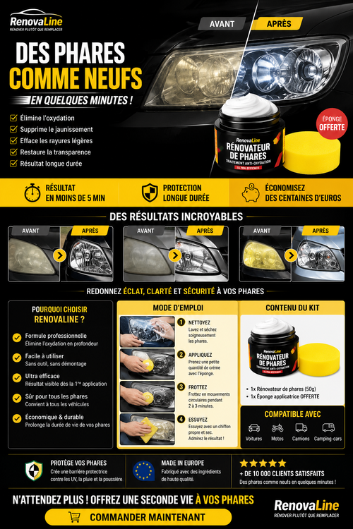 RÉNOPHARE – Kit de Rénovation de Phares